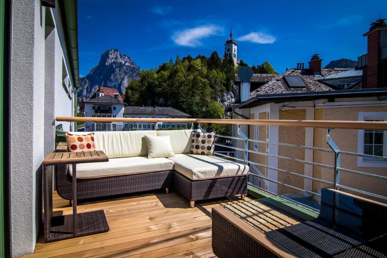 Apartamento Baadhaus Traunkirchen Exterior foto